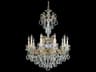 Schonbek La Scala 10-Light Gold Crystal Candelabra Chandelier