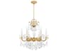 Schonbek La Scala 6-Light Silver Crystal Candelabra Chandelier