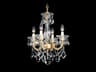 Schonbek La Scala 4-Light Gold Crystal Candelabra Chandelier