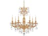 Schonbek Milano 7-Light Bronze Crystal Candelabra Chandelier