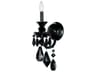 Schonbek Hamilton 1-Light Jet Black Wall Sconce