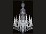 Schonbek Hamilton 12-Light Silver Candelabra Chandelier