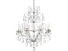 Schonbek Bordeaux 8-Light Silver Crystal Candelabra Chandelier