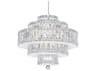 Schonbek Plaza 22-Light Stainless Steel Crystal Tiered Pendant
