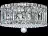 Schonbek Plaza 4-Light Stainless Steel Crystal Drum Flush Mount