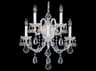 Schonbek Olde World 5-Light Silver Crystal Wall Sconce
