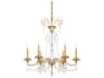 Schonbek Helenia 6-Light Heirloom Gold Crystal Candelabra Chandelier