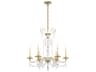Schonbek Helenia 6-Light Antique Silver Crystal Candelabra Chandelier