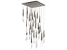 Schonbek Solitude 25-Light Antique Nickel Linear Pendant