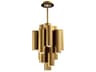 Schonbek Tamara Aged Brass Cylinder Pendant