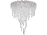 Schonbek Chantant 6-Light Stainless Steel Crystal Flush Mount