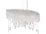 Schonbek Chantant 6-Light Stainless Steel Crystal Linear Island Pendant