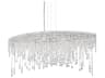 Schonbek Chantant 8-Light Stainless Steel Crystal Island Pendant