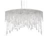 Schonbek Chantant 8-Light Stainless Steel Crystal Island Pendant