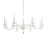 Schonbek Modique 12-Light White Crystal Candelabra Chandelier