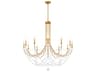 Schonbek Verdana 12-Light Heirloom Gold Crystal Candelabra Chandelier