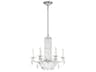 Schonbek Siena 6-Light Silver Crystal Candelabra Chandelier