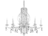 Schonbek Sarella 10-Light Silver Crystal Candelabra Chandelier