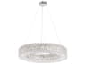 Schonbek Sarella 18-Light8-Light Gold Crystal Drum Pendant