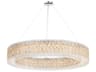 Schonbek Sarella 32-Light Gold Crystal Drum Pendant
