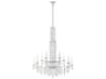 Schonbek Sarella 17-Light Silver Crystal Candelabra Chandelier