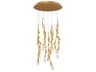 Schonbek Secret Garden 9-Light Brass Pendant