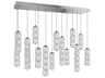 Schonbek Verve 14-Light Stainless Steel Linear Island Pendant