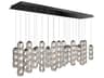 Schonbek Verve 23-Light Stainless Steel Linear Island Pendant