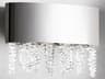 Schonbek Soleil 1-Light Polished Nickel Crystal LED Wall Sconce