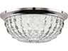 Schonbek Genoa 1-Light Polished Chrome Crystal LED Bowl Flush Mount