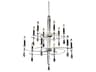 Schonbek Tempest 12-Light Black Tiered Chandelier