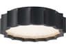 Schonbek Tarte Black Round Flush Mount