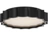 Schonbek Tarte Black Round Flush Mount