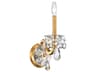 Schonbek San Marco 1-Light Gold Crystal Wall Sconce