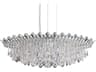 Schonbek Trilliane Strands 8-Light Stainless Steel Crystal Island Pendant
