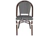 Decoscape Paris Quick Ship Aluminum Stackable Dining Side Chair