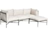 Seasonal Living Hebrides Wheat Aluminum Cushion Sofa