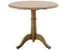 Sika Indoor Teak Round Wood Dining Table