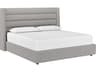 Sunpan 5west Emmit Marble Grey Black Beech Wood Upholstered King Platform Bed