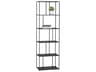 Sunpan Mixt Matte Black Bookcase