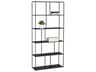 Sunpan Mixt Matte Black Bookcase