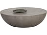 Sunpan Kinsley Round Wood Grey Coffee Table