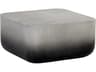 Sunpan Outdoor Solterra Strut Concrete Grey Black Ombre Square Coffee Table