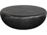 Sunpan Outdoor MIXT Iolite Concrete Black Round Coffee Table
