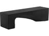 Sunpan Outdoor Soma Concrete Black Bench