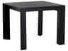 Sunpan Outdoor Merano Aluminum Black Square Dining Table