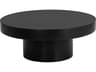 Sunpan Outdoor MIXT Brando Concrete Black Round Coffee Table