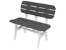 Seaside Casual Portsmouth Recycled Plastic 3 ft. Outdoor Patio Bench
