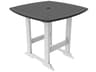 Seaside Casual Portsmouth Recycled Plastic Square Outdoor Counter Table