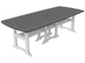 Seaside Casual Portsmouth Recycled Plastic Rectangular Outdoor Patio Dining Table